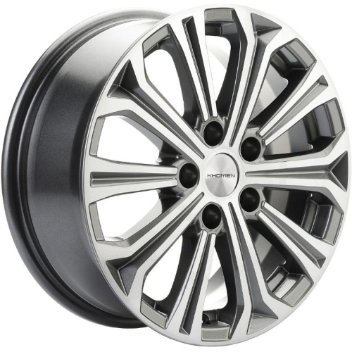 Диски Khomen KHW 1610 6.5x16 5*114.3 ET45 DIA60.1 Gray-FP Литой купить с бесплатной доставкой в пункты выдачи в Петербурге